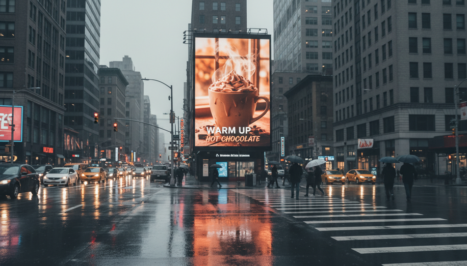 Sunshine to Snow: How Weather-Triggered OOH Campaigns Maximize Relevance and Impact