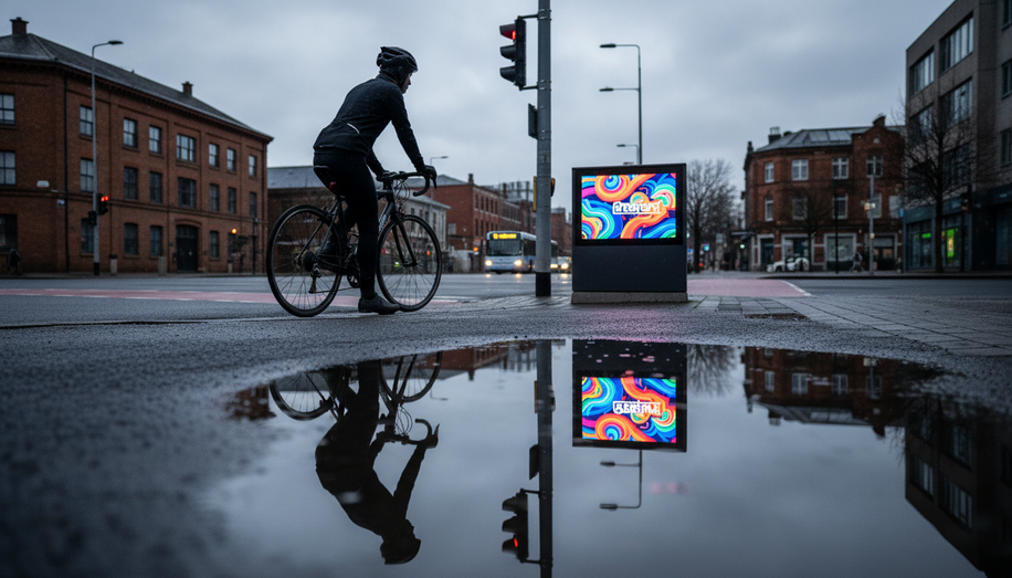 OOH Advertising's Micro-Moment Evolution: Capturing Pedestrians & Cyclists at Street Level