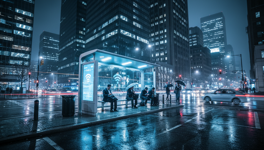 Smart Street Furniture: OOH Advertising Evolves into Urban Connectivity Hubs